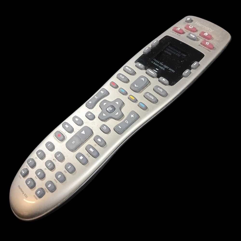 Universal Smart Remote Control Logitech Harmony Digital Display Tested Works